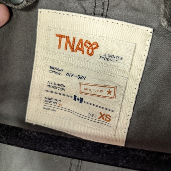 TNA (Aritzia) Utility Jacket with Hood - Picture 6 of 9